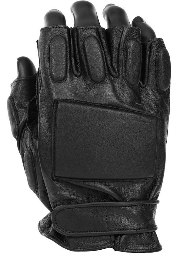 Fingerlösa polishandskar (Black 3XL)