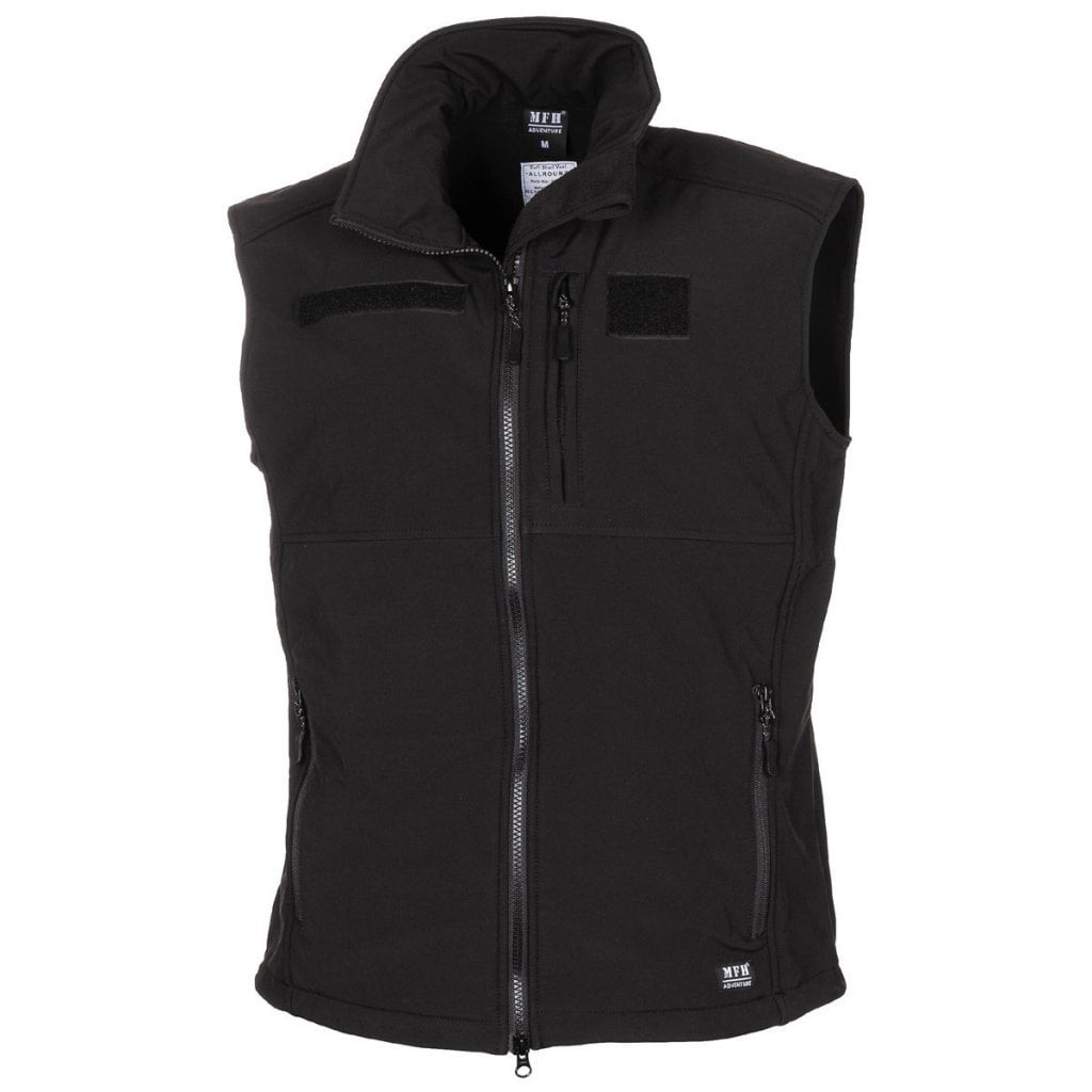 Softshell väst allround (black 3XL)