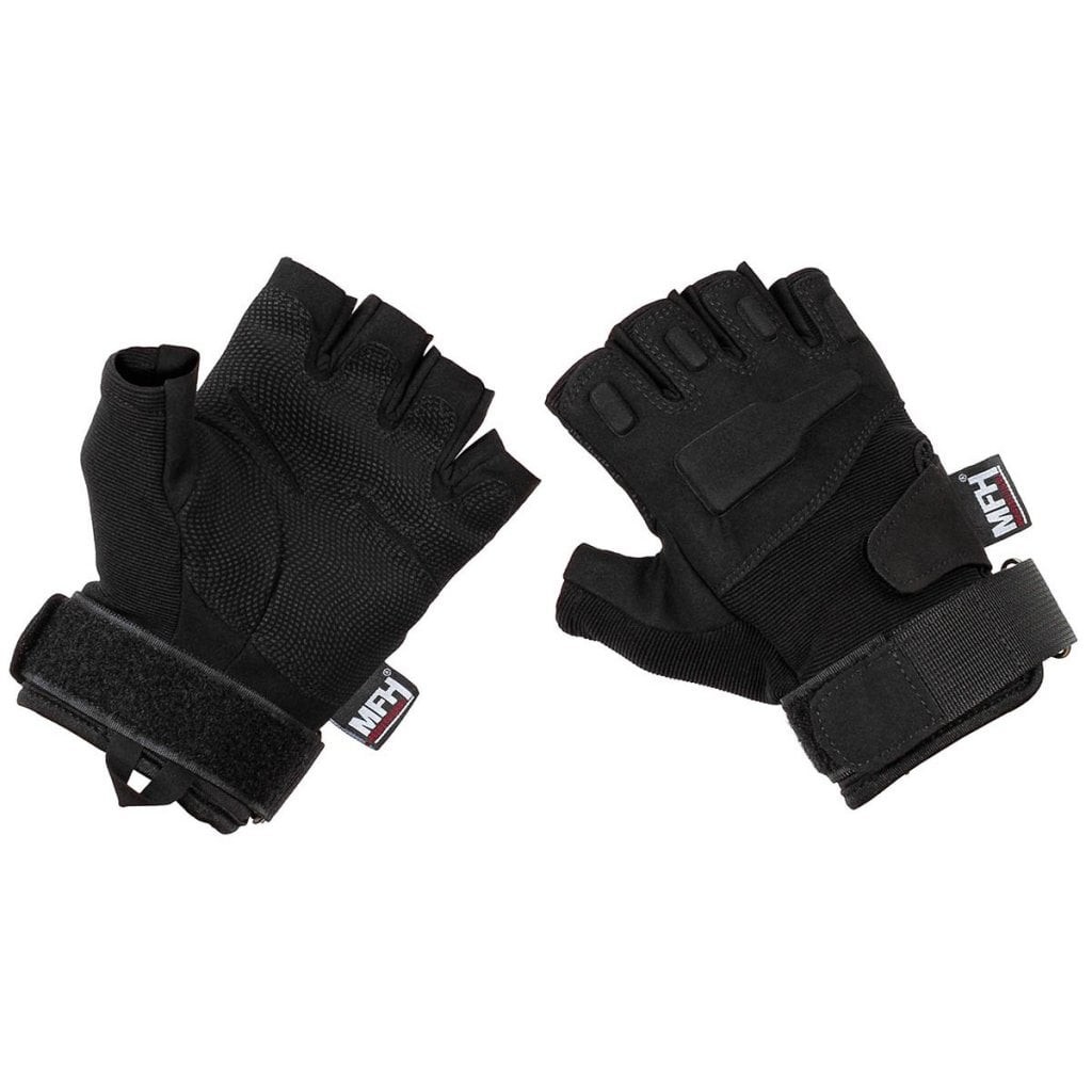 Tactical handskar fingerlösa (black L)