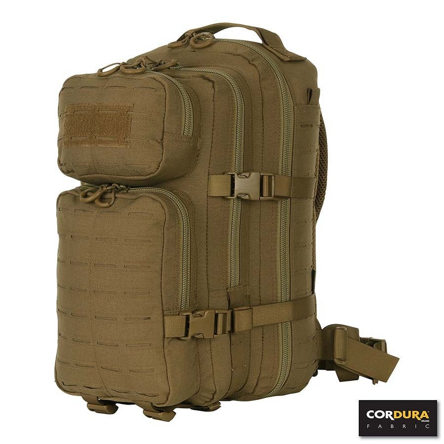 1 dag lasercut assault ryggsäck (Coyote)