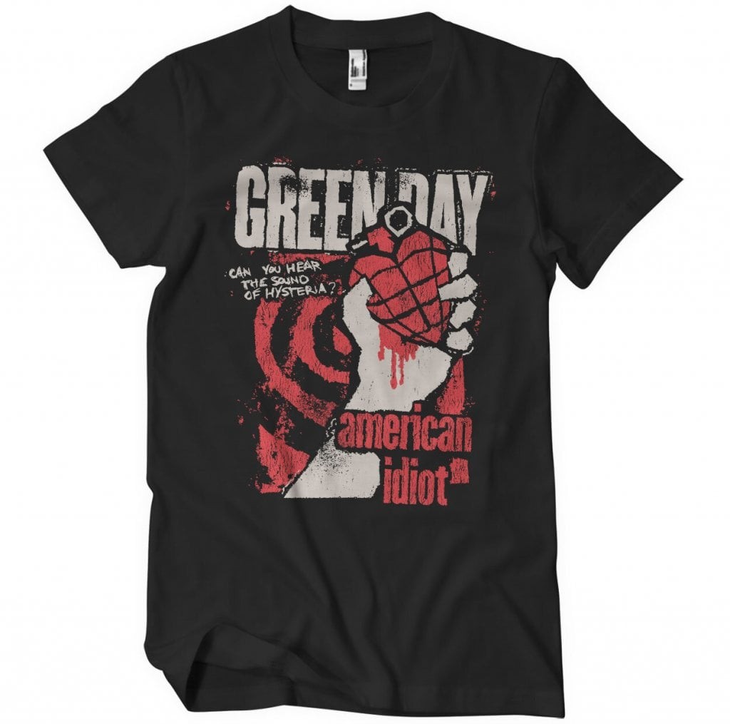 American Idiot Spiral Arm T-Shirt (Black M)