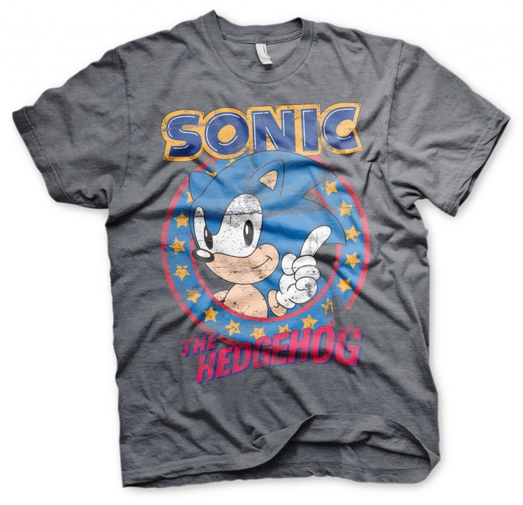 Sonic The Hedgehog T-Shirt (Dark-Heather M)