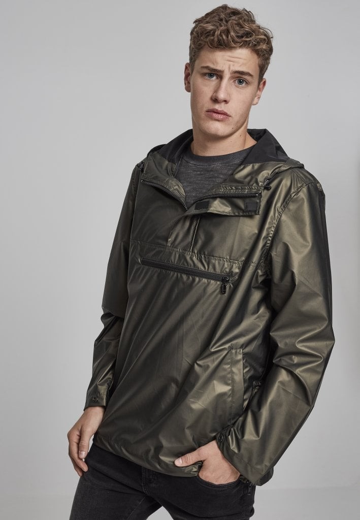 Blank pullover jacka (M olive)