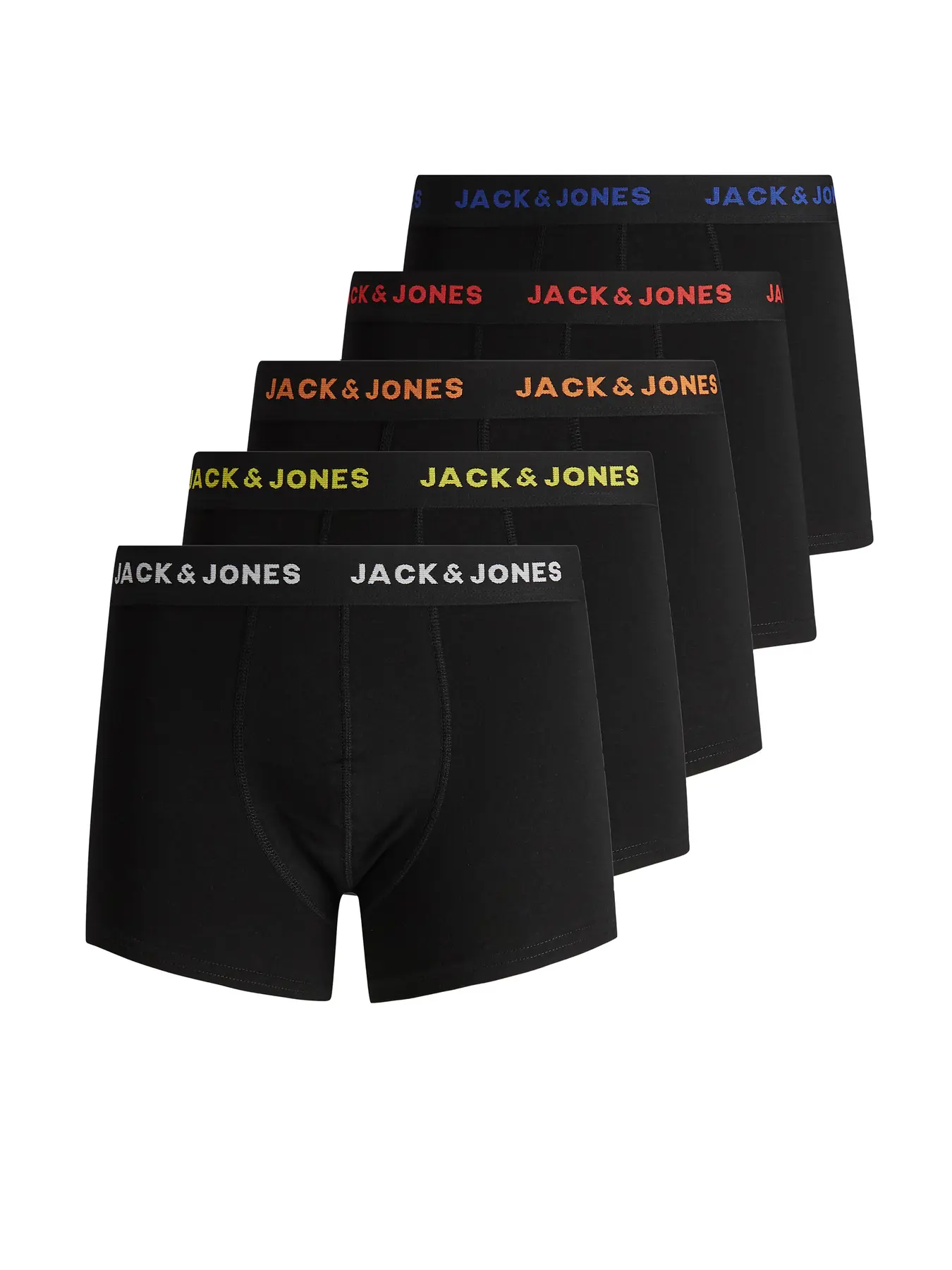 Trunks 5 Pack Box herr (L Black Black - Black - Black - Black)