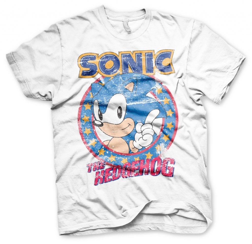 Sonic The Hedgehog T-Shirt (S White)