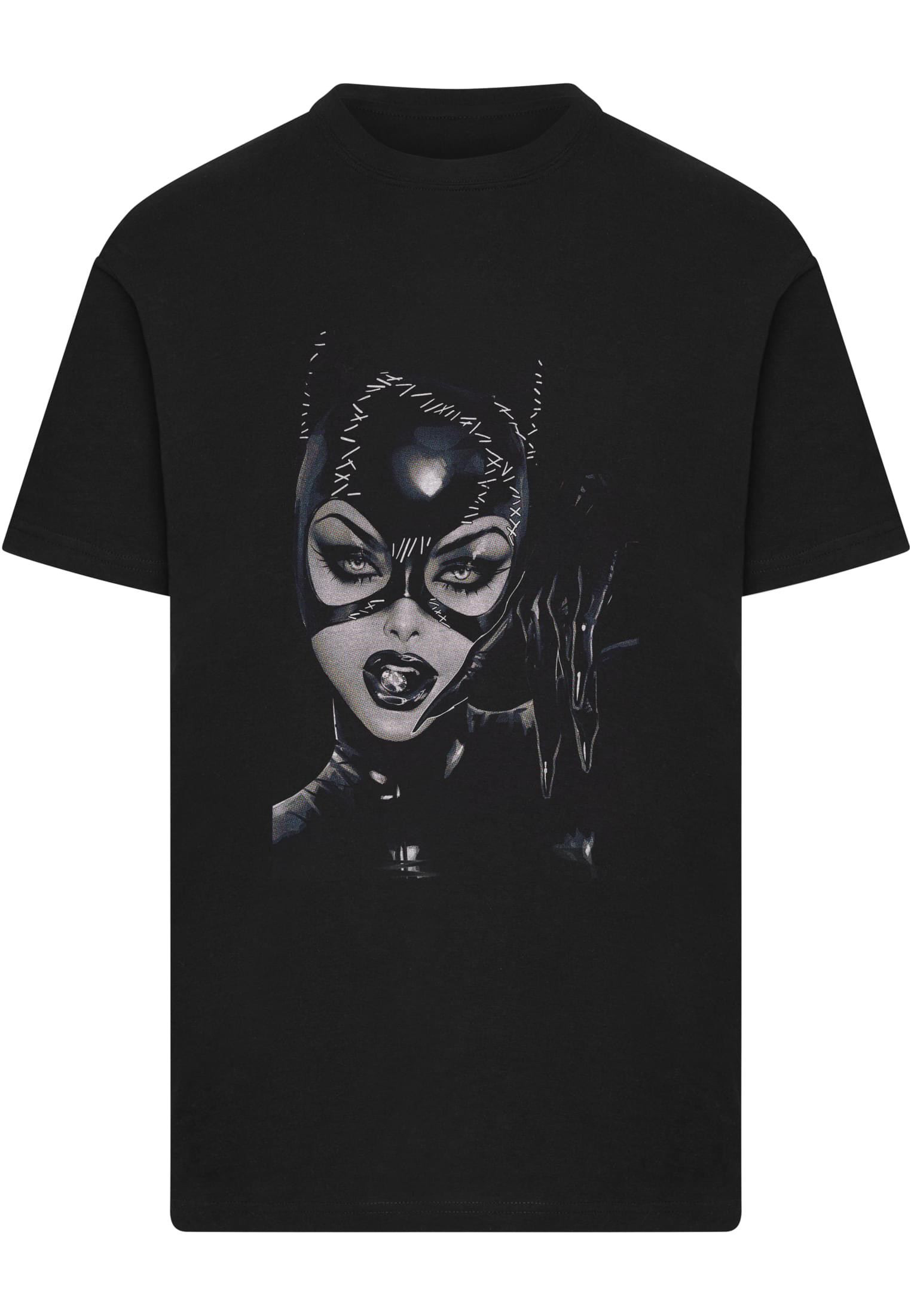 Catwoman T-shirt för herr – svart (3XL svart)