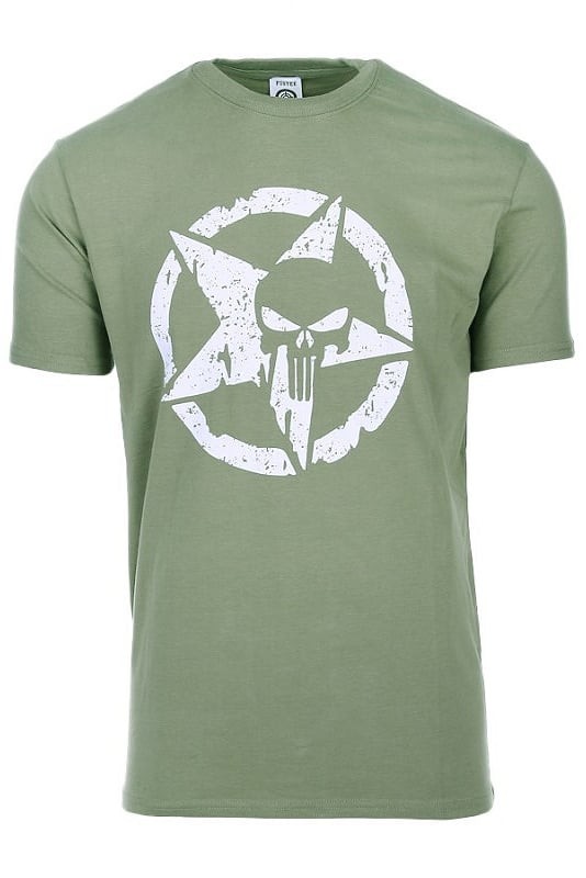 T-shirt Allied Star - punisher (Green L)