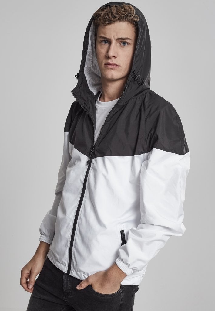 2-ton tech vindjacka (blk/wht M)
