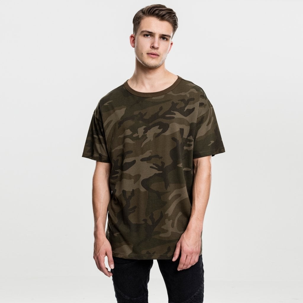 Kamouflage Oversized T-shirt (L Oliv camo)