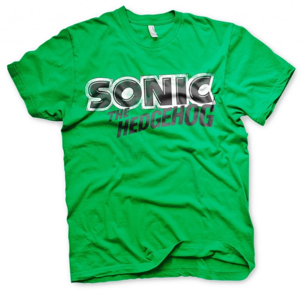 Sonic The Hedgehog Classic Logo Tee (Green L)