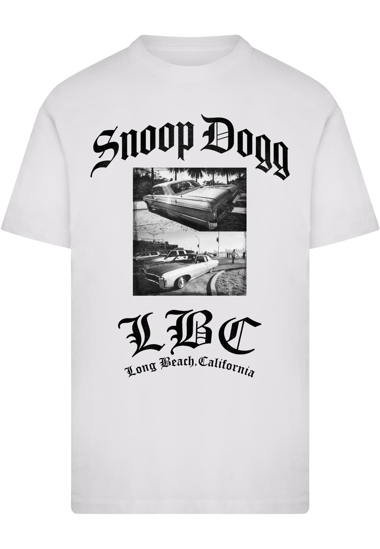 Snoop Dogg Long Beach California T-shirt för herr – vit (3XL vit)