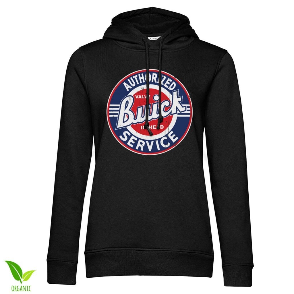 Buick Service Logo Girls Hoodie (Black L)