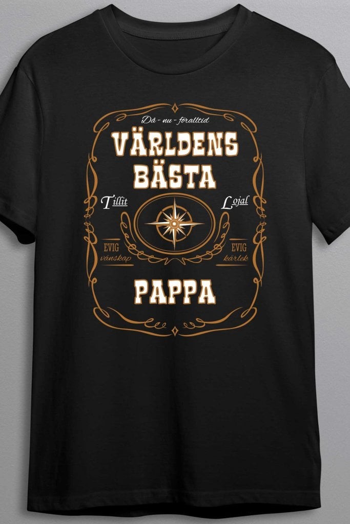Världens bästa pappa T-shirt (Dam 5XL)
