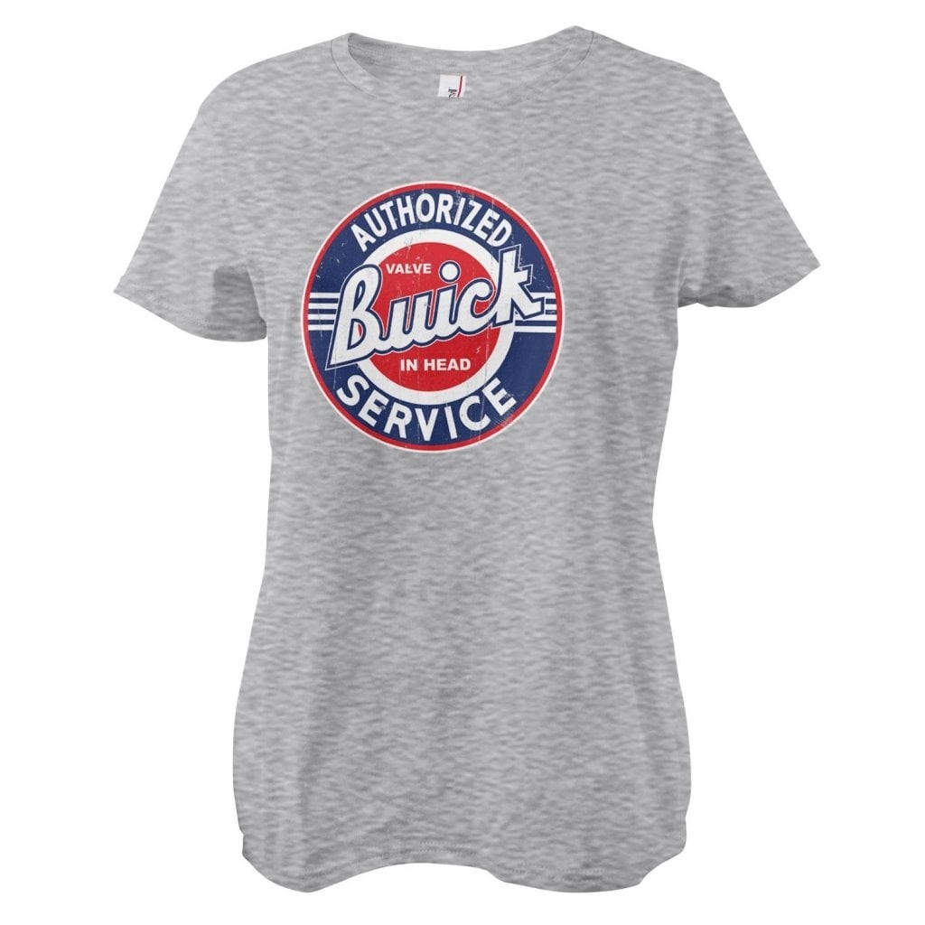 Buick Service Logo Girly Tee (HeatherGrey L)