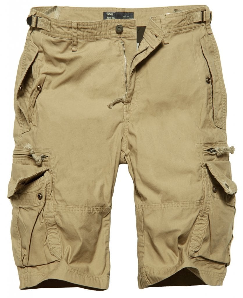 3/4 loose fit cargo shorts herr (M sand)