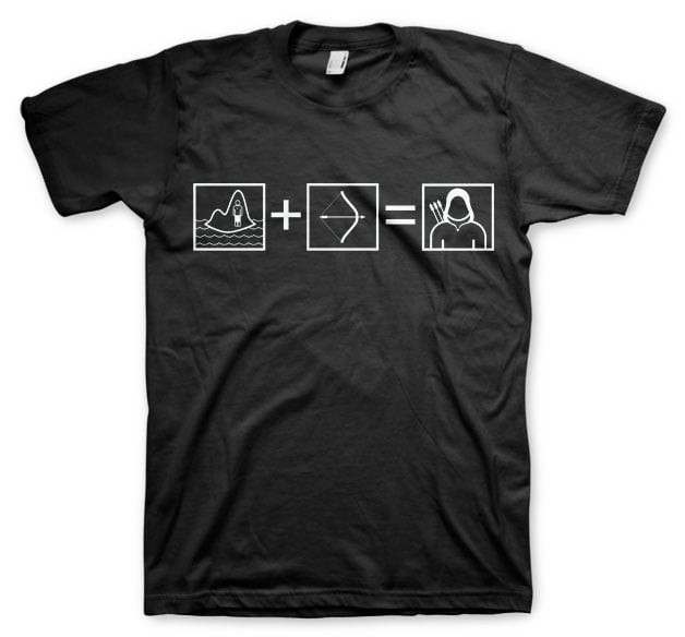Arrow Riddle T-Shirt (L Black)
