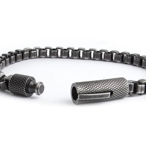 Black Steele - armbandskedja (19 cm)