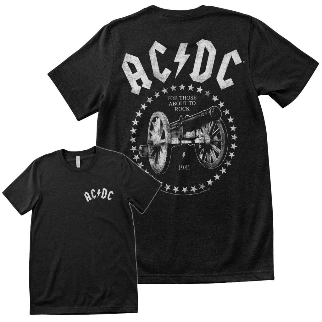 AC/DC For Those About To Rock T-Shirt (Black L)