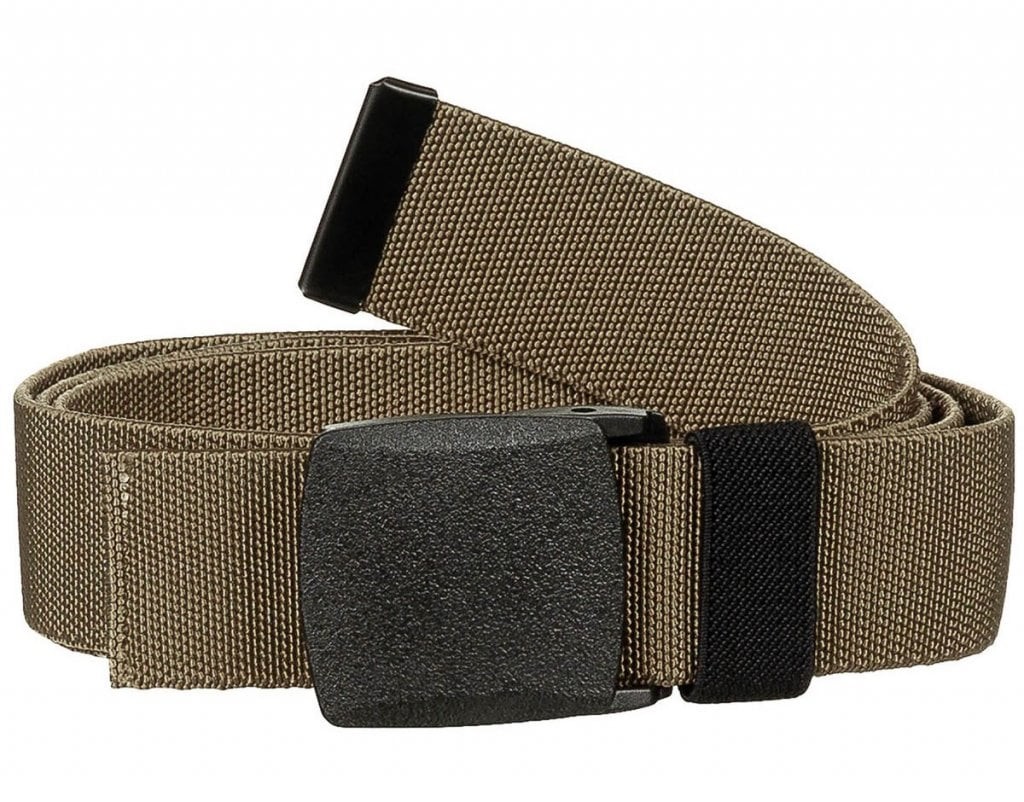 Stretchbälte i tyg (Coyote tan)