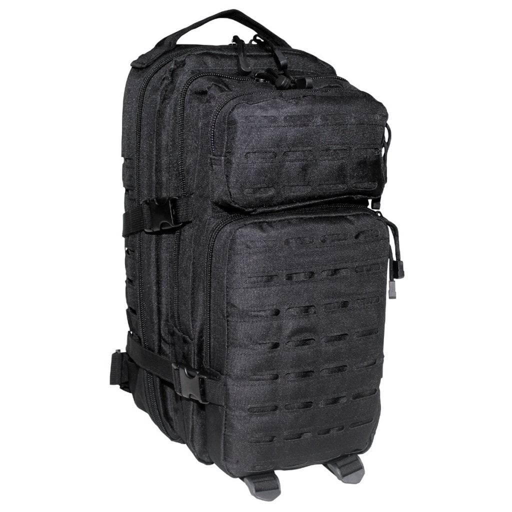 US ryggsäck "Assault I" laserskuren (Black)