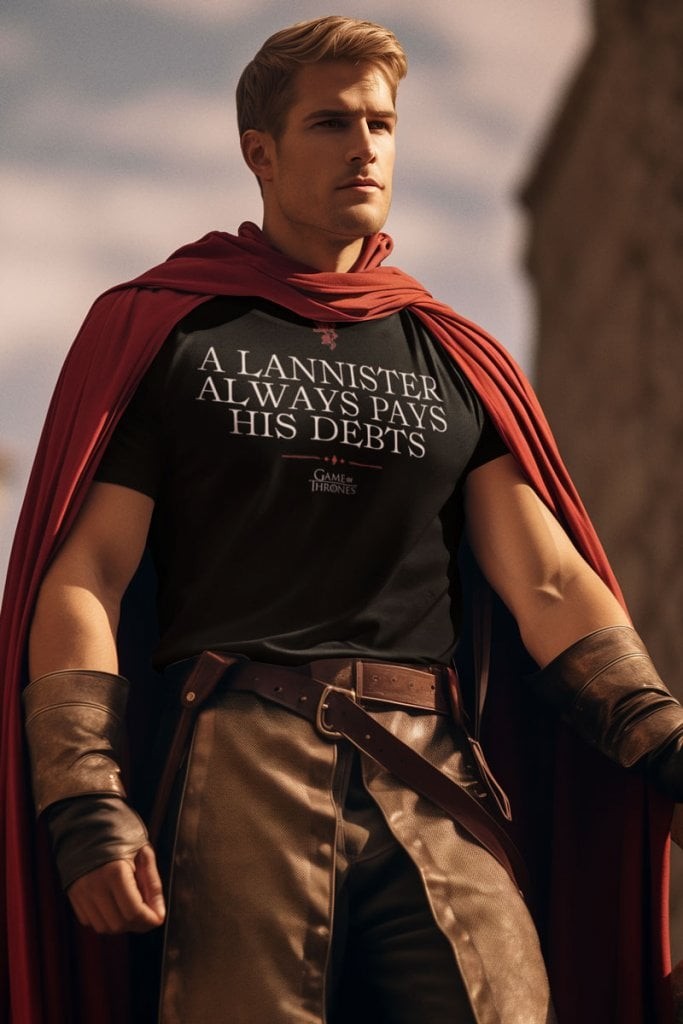 A Lannister Always Pays His Debts T-Shirt (Black L)