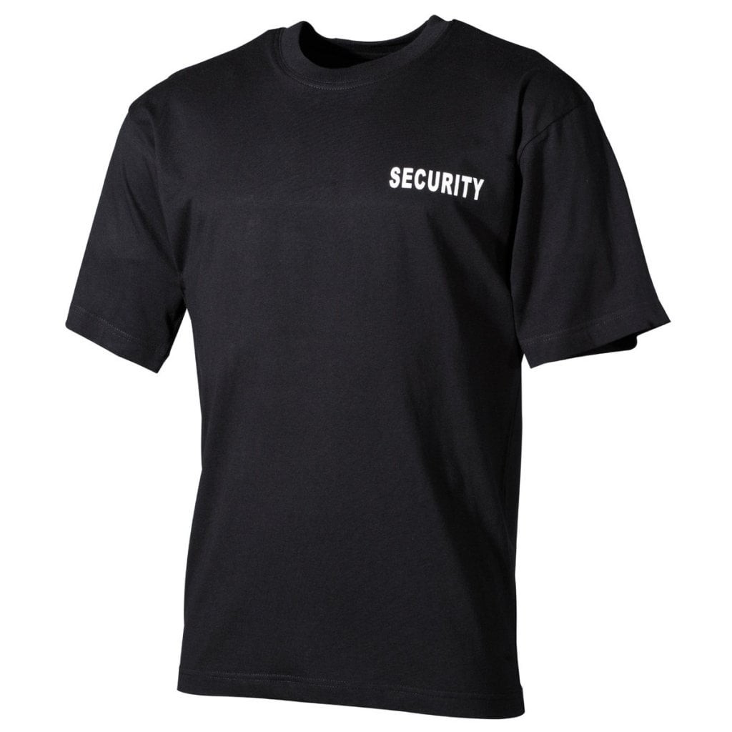 Security T-shirt (S black)