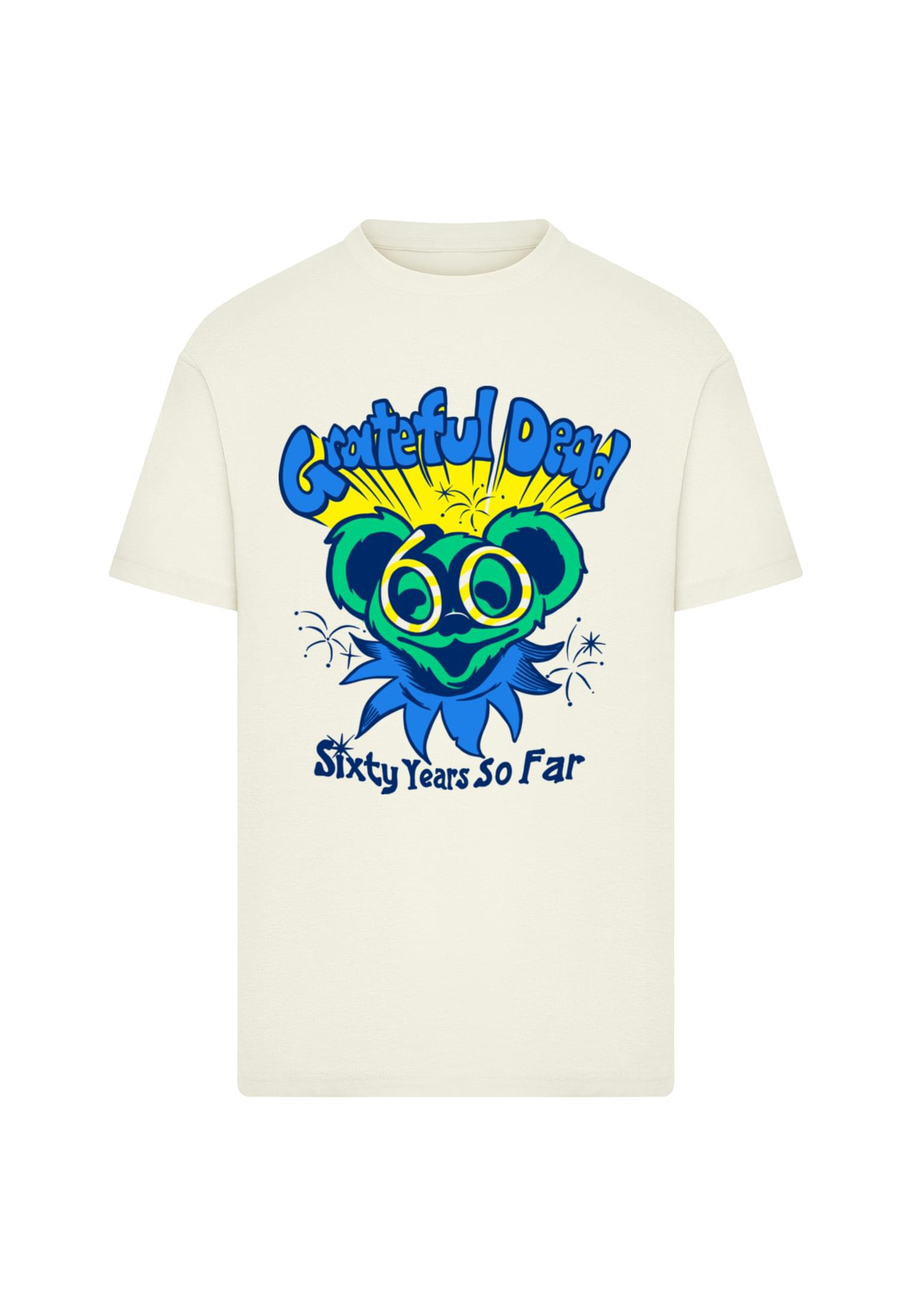 Grateful Dead Sixty Years Bear T-shirt herr i sand (L sand)