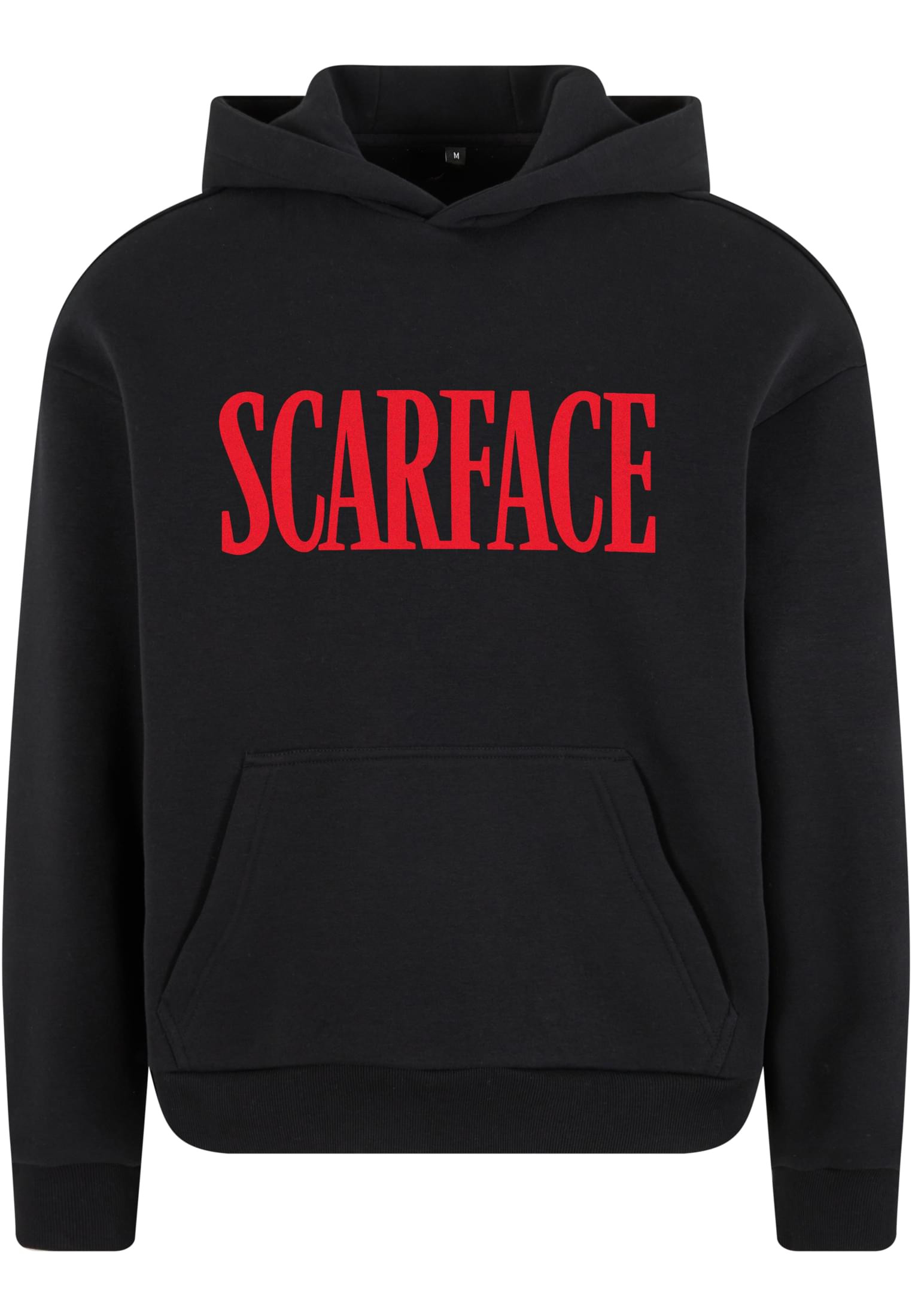 Scarface Magazine Cover Fluffy Huvtröja herr i svart (L svart)