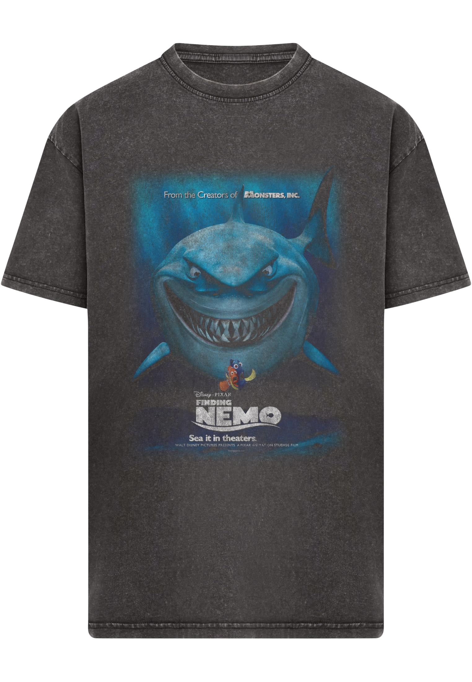 Finding Nemo Vintage T-shirt herr i svart (L svart)