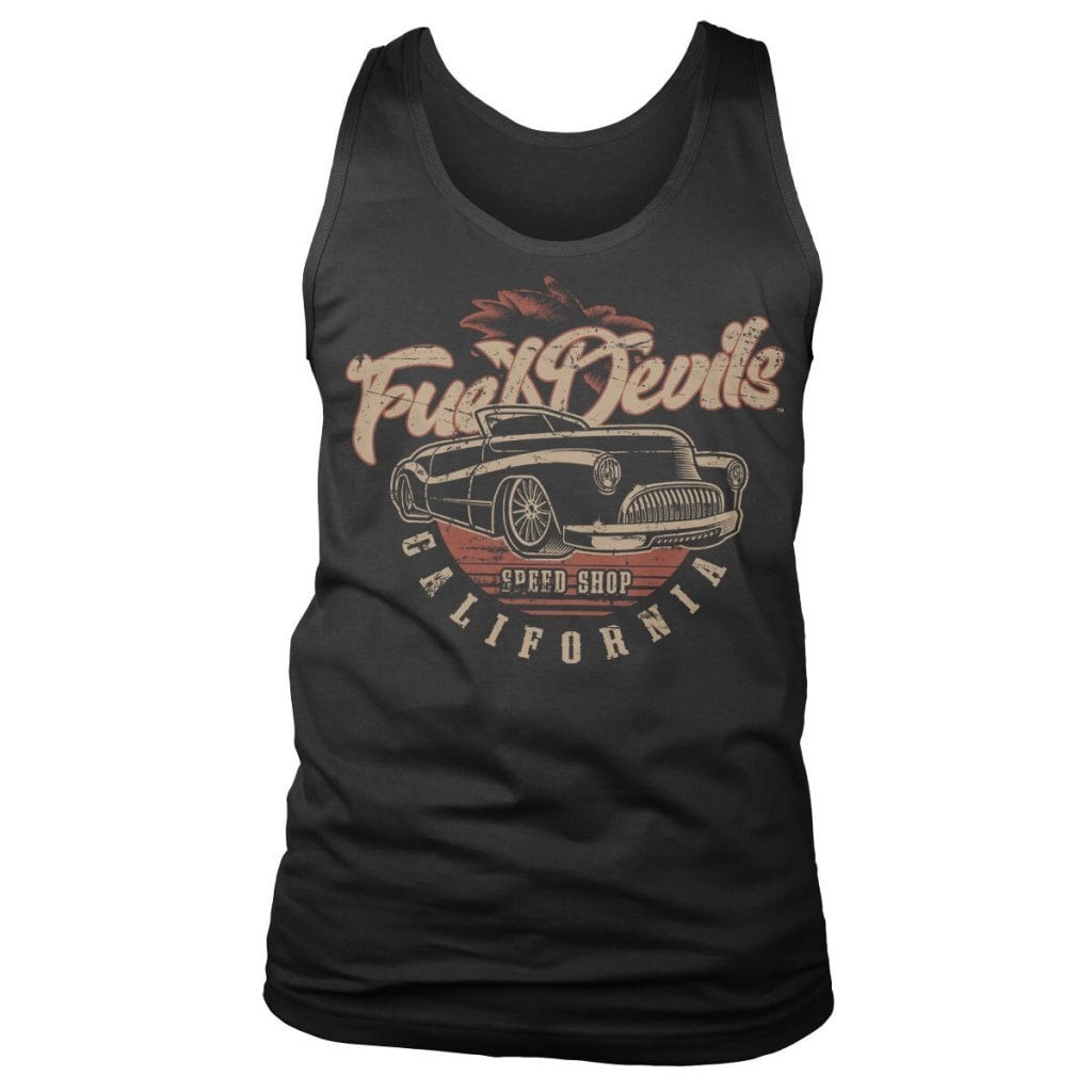 Fuel Devils Cali Cab Tank Top (Black L)