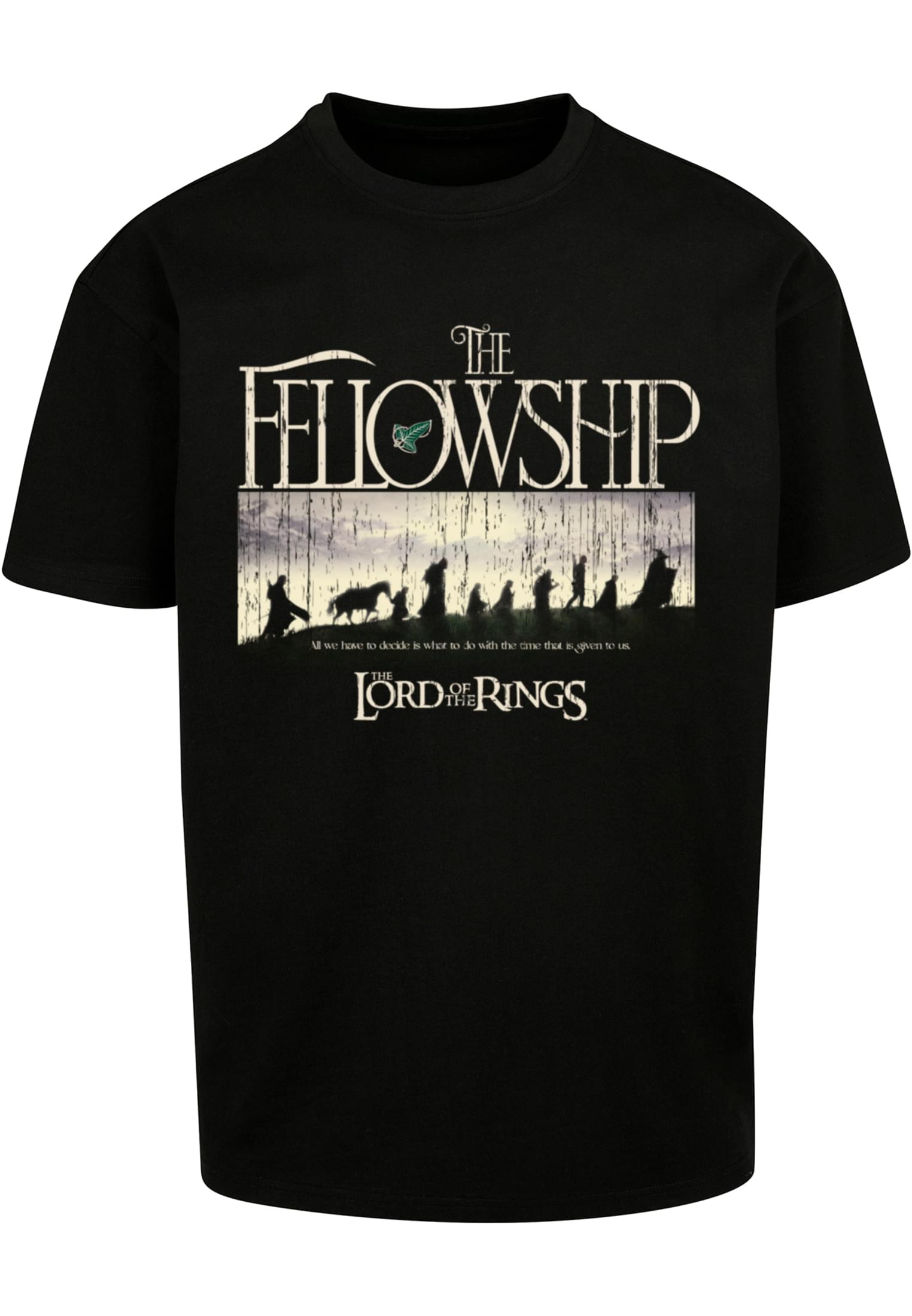 The Fellowship, Lord of the Rings Lord of the Rings The Fellowship T-shirt för herr – svart (4XL svart)
