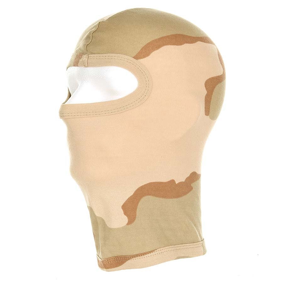Balaklava för hjälm - tunt bomullstyg (3 klr. desert)
