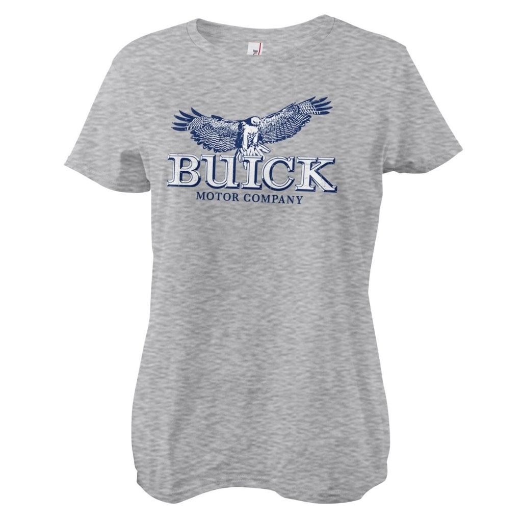 Buick Hawk Logo Girly Tee (HeatherGrey L)