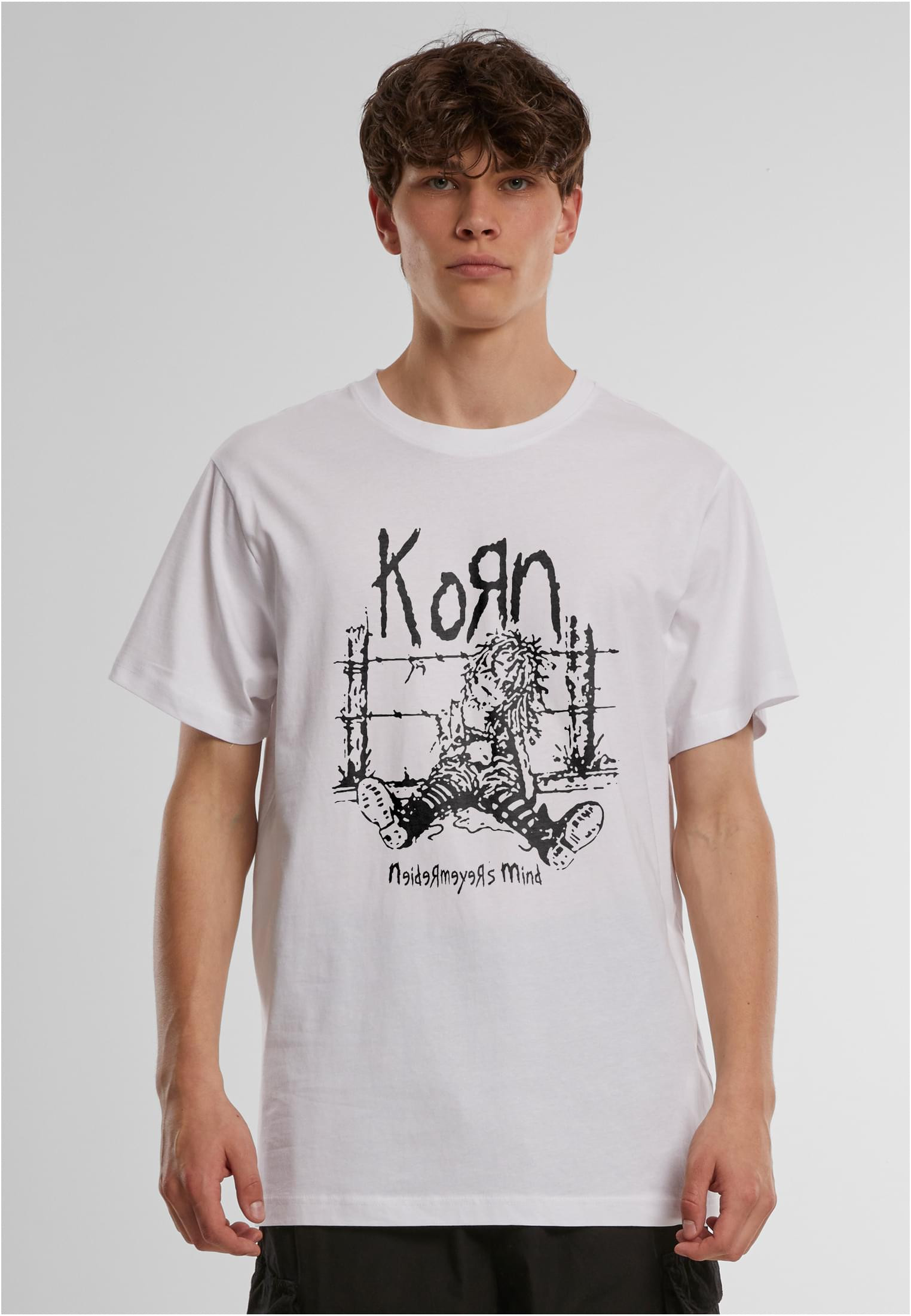 Korn Neidermeyers Mind T-shirt för herr – vit (L vit)