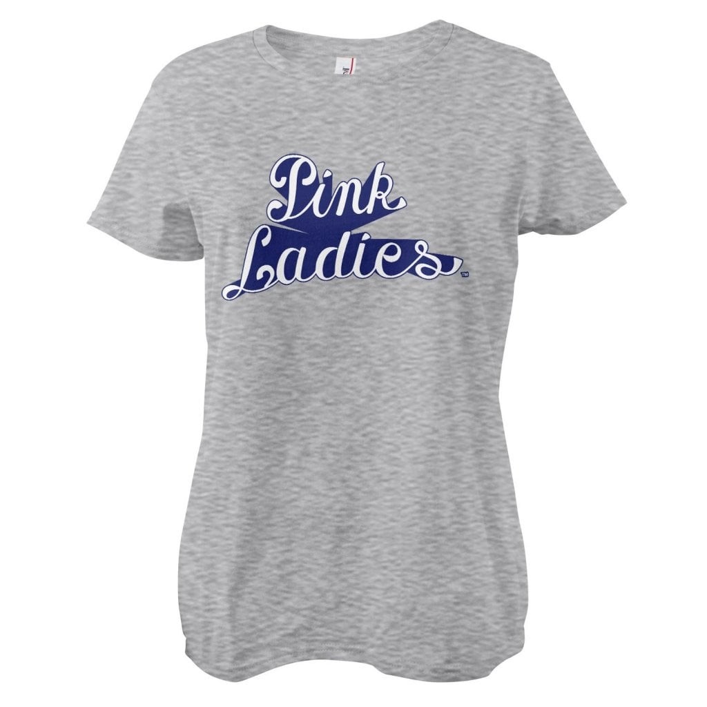 Grease - Pink Ladies Girly Tee (HeatherGrey L)