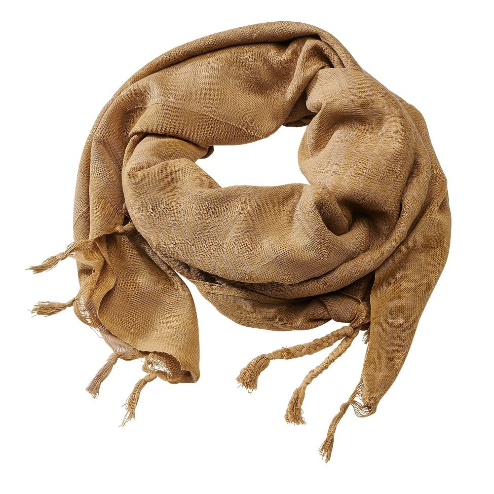 Palestinasjal shemagh enkelfärgad camel