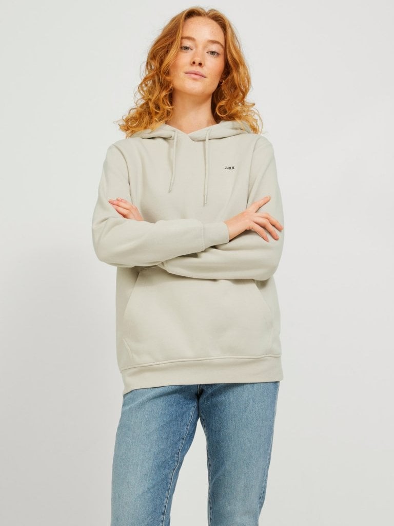 JJXX Abbie – Mjuk och Bekväm Hoodie dam (Moonbeam M)