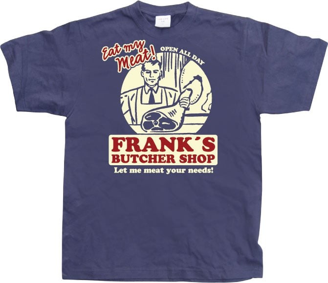 Franks Butcher Shop (Navy XL)