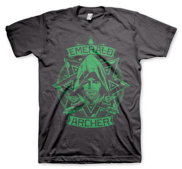 Arrow - Emerald Archer T-Shirt (L DarkGrey)