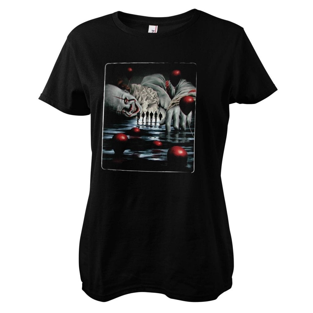 IT - Pennywise Floating Girly Tee (Black L)