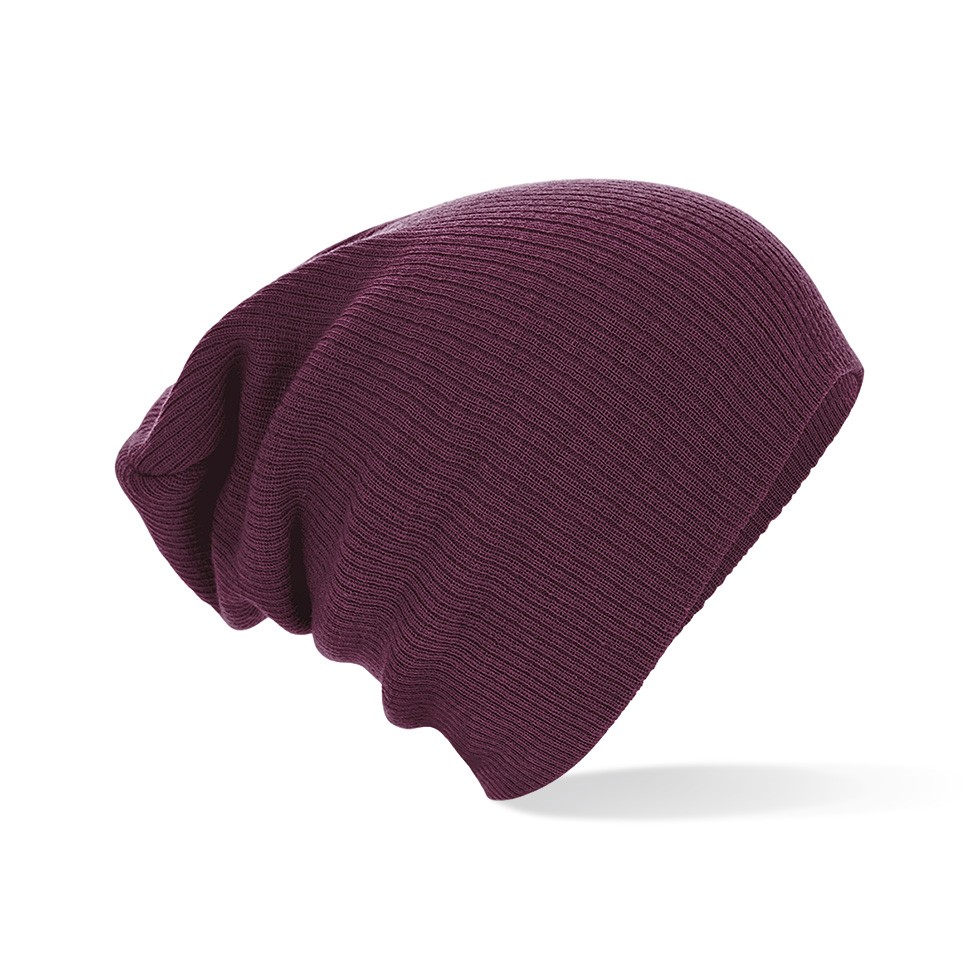 Lång mössa tunn modell (Burgundy)