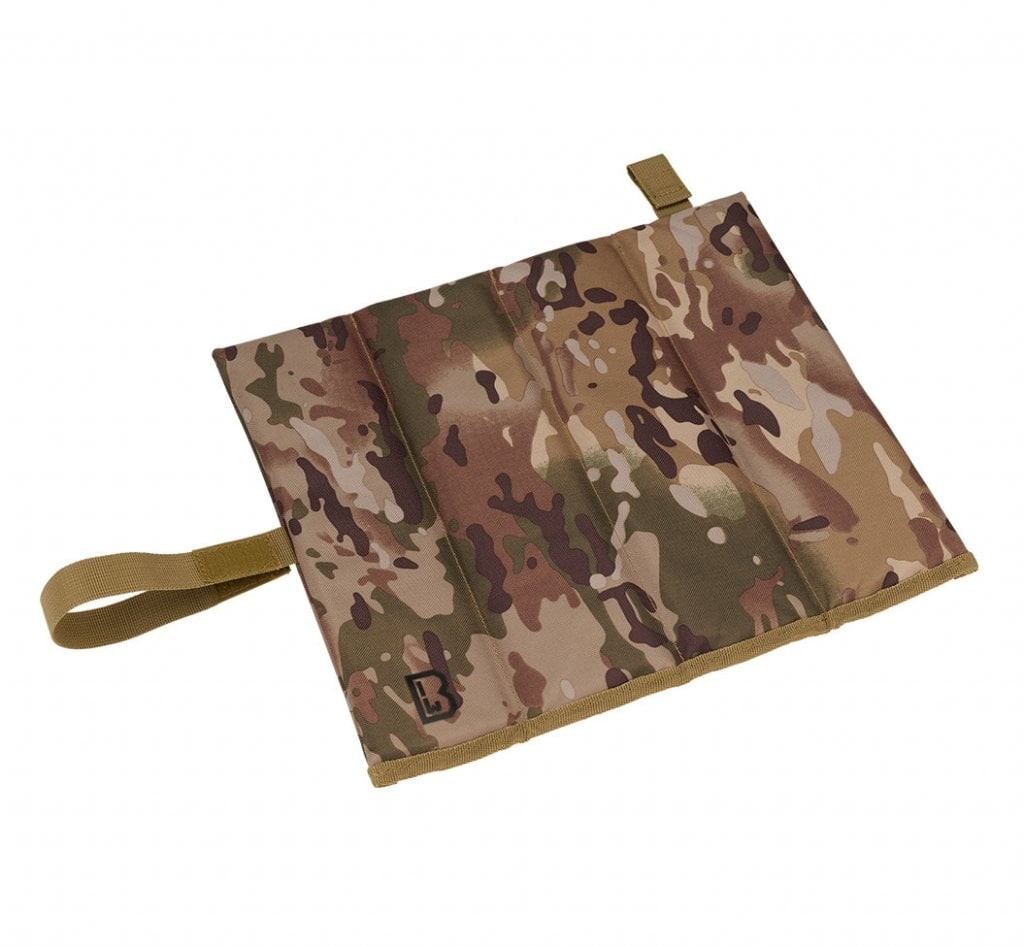 Sittunderlag med fästelement och kamouflage (woodland) (Tactical camo)