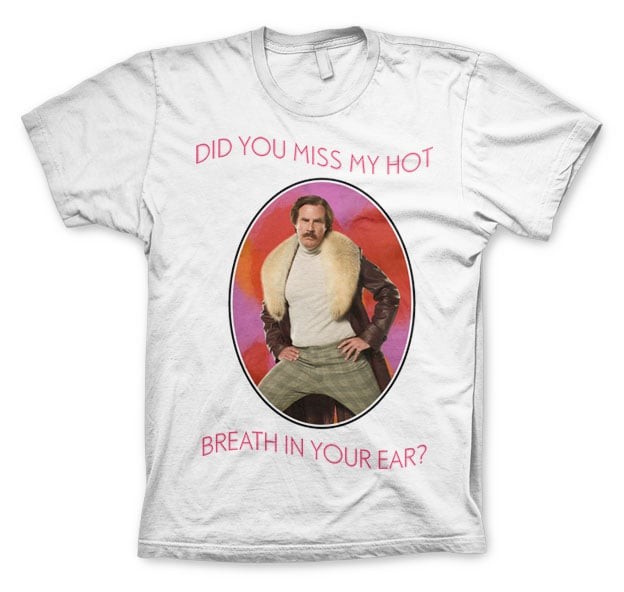 Hot Breath In You Ear T-Shirt (L White)