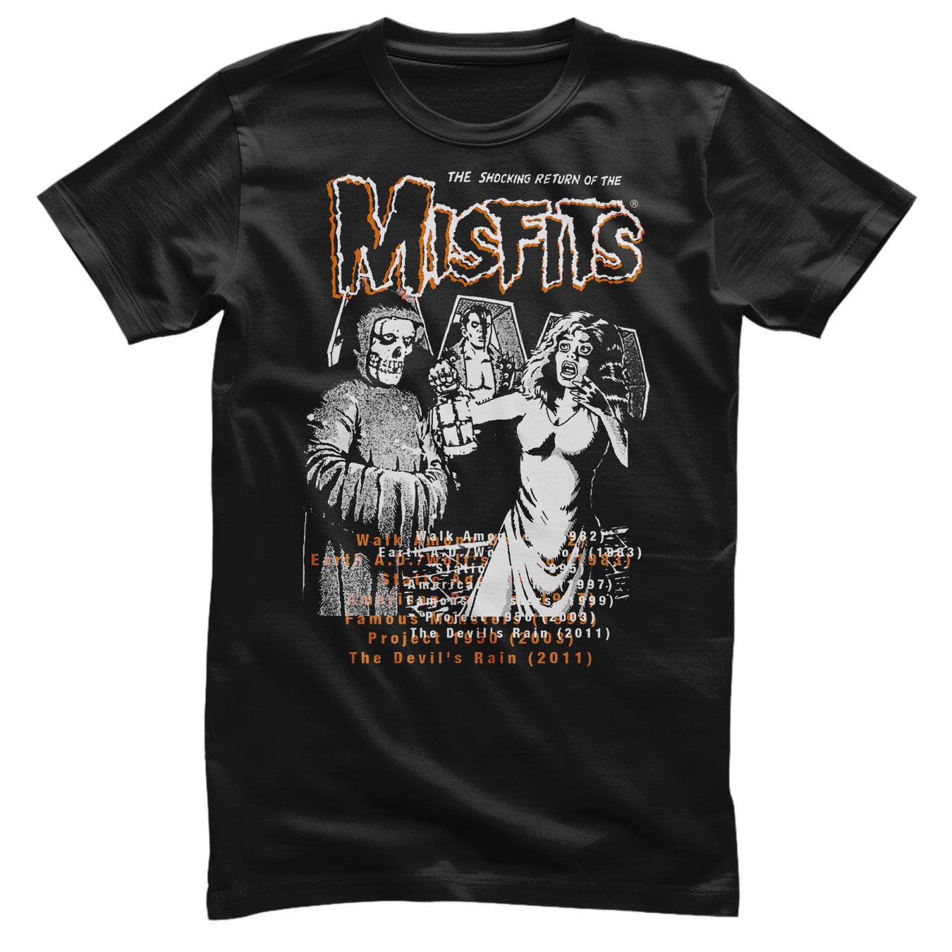 Misfits Shocking Return T-shirt i svart (3XL svart)