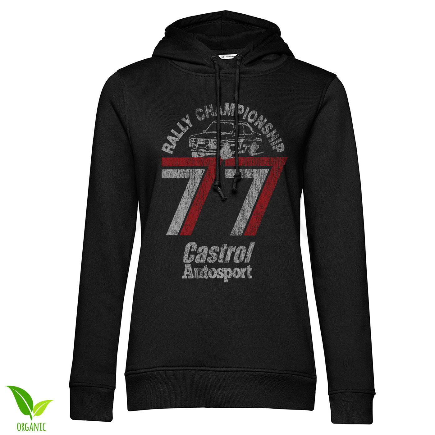 Castrol 77 Girly Huvtröja dam i svart (L svart)
