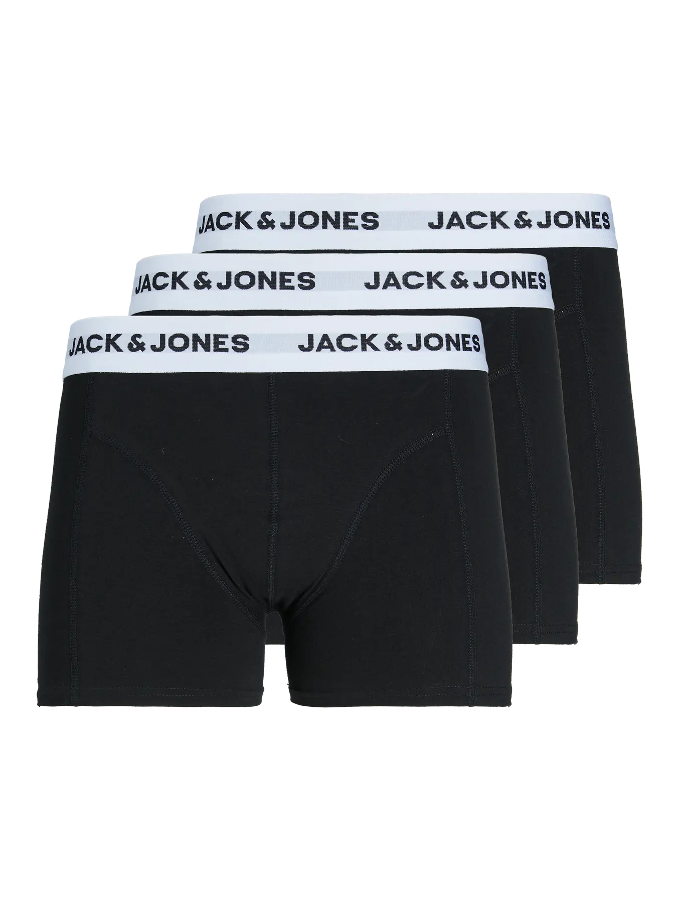 Klassiska trunks boxershorts - 3-pack (M Black Black - Black)