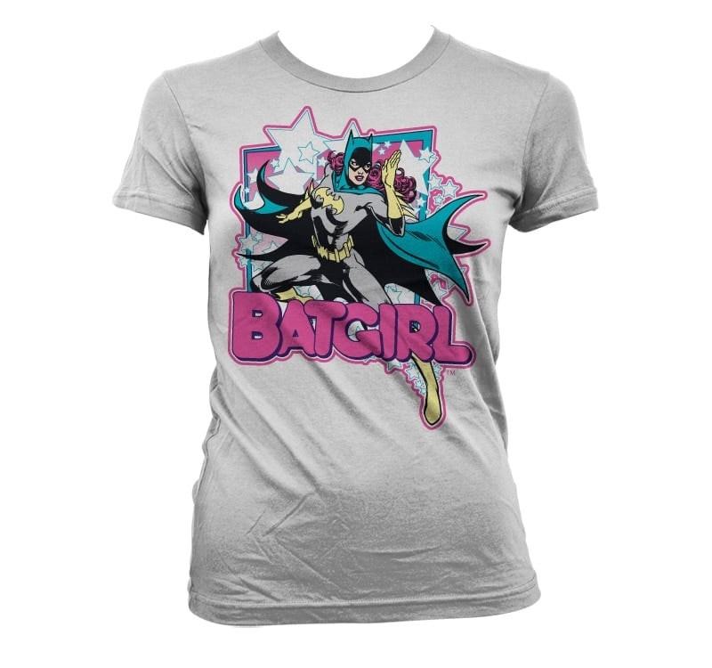 Batgirl Girly T-Shirt (L White)