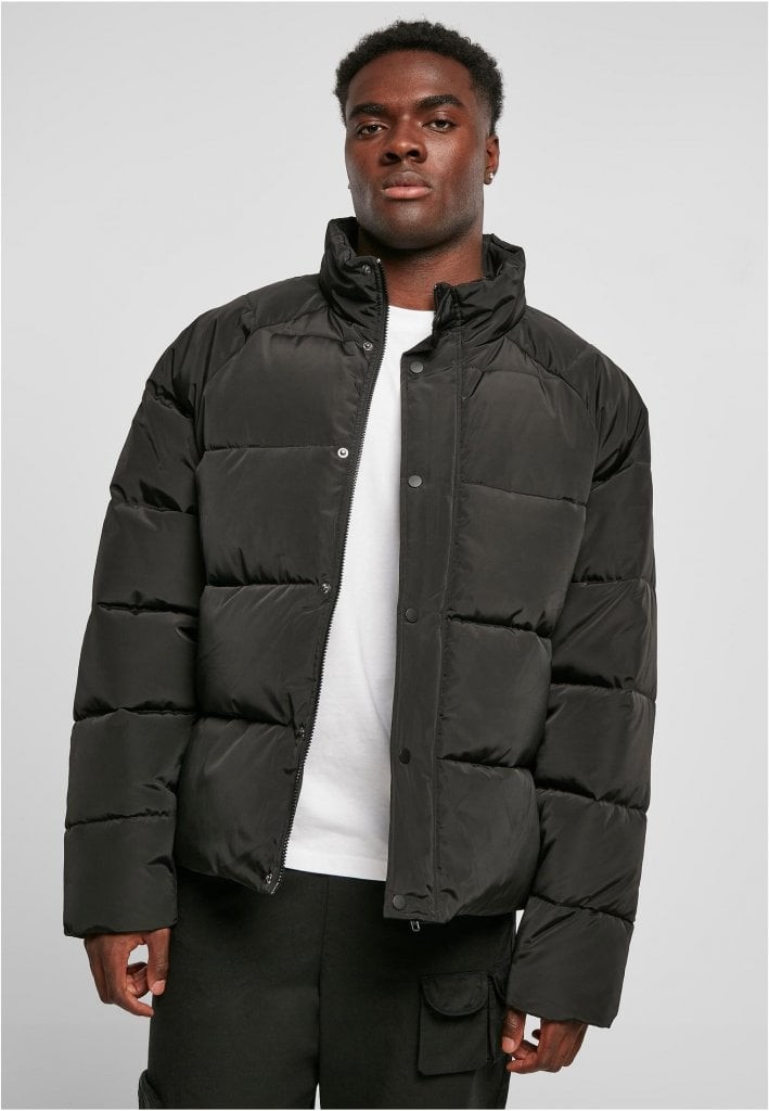 Raglan Puffer Jacket (black M)