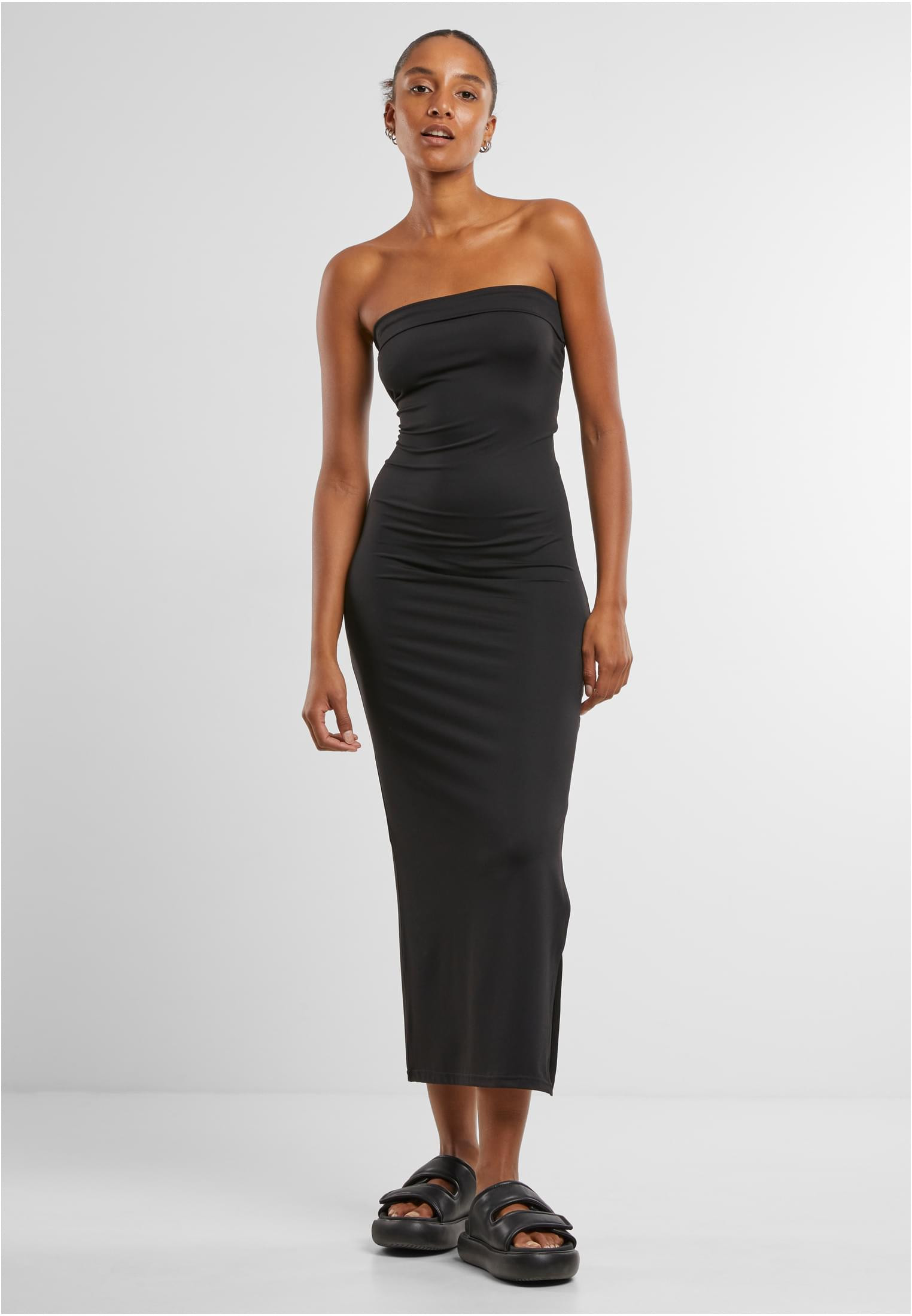 Elegant tubtoppsklänning (3XL black)