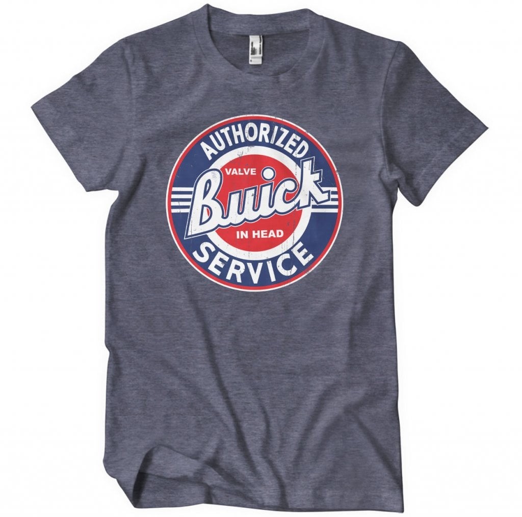 Buick Service Logo T-Shirt (NavyHeather L)